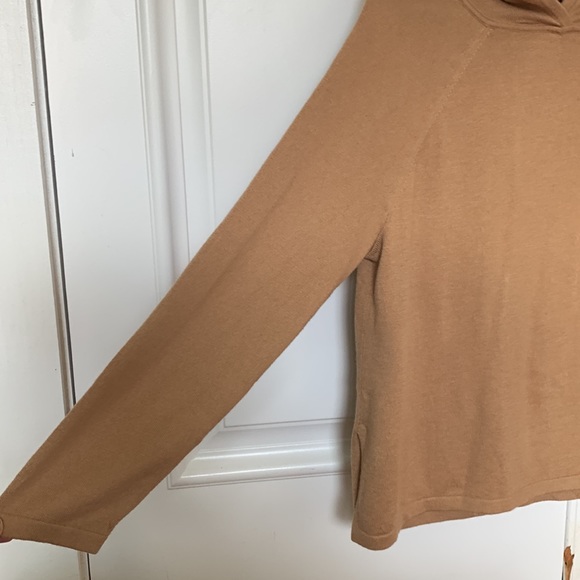 Banana Republic Hooded Sweater - Soft Modal/Cotton Blend - Tan/Light Brwn - Picture 4 of 5